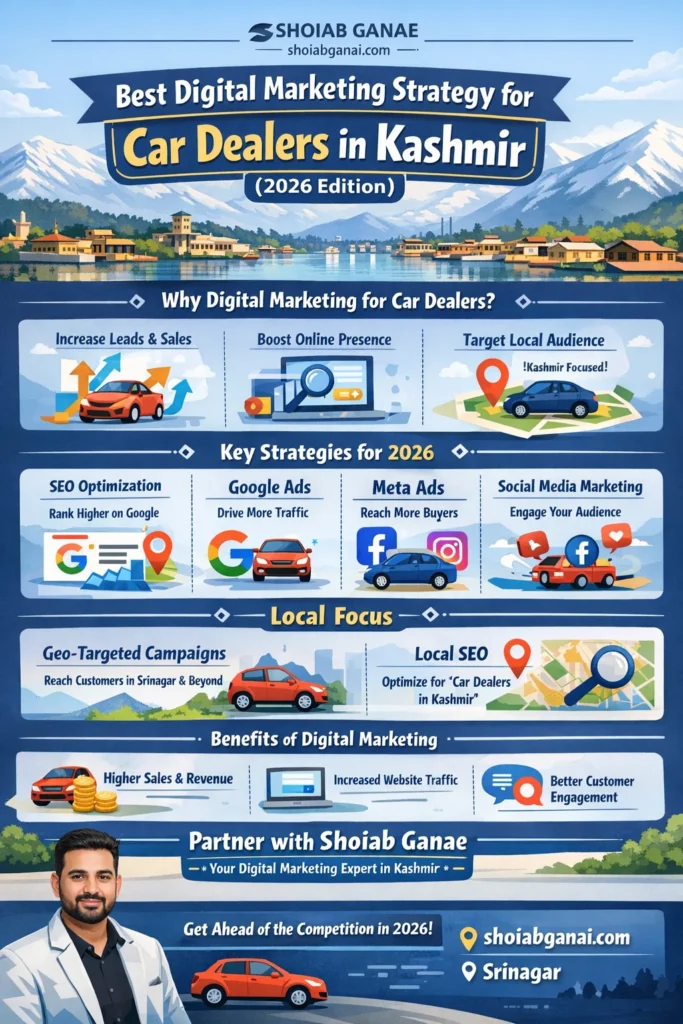 Best Digital Marketing Strategy for Car Dealers in Kashmir (2026 Edition)
