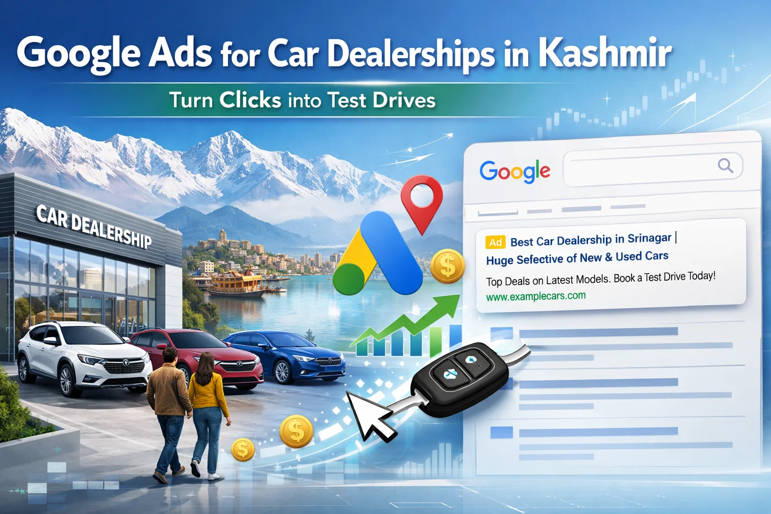 Google Ads for Car Dealerships in Kashmir: Turn Clicks into Test Drives