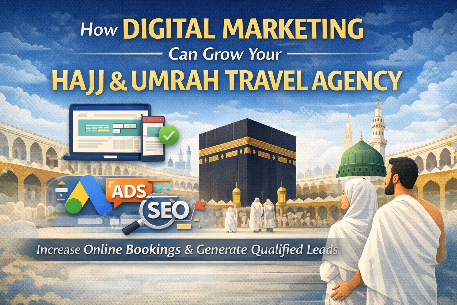 How Digital Marketing Can Grow Your Hajj & Umrah Travel Agency in 2026