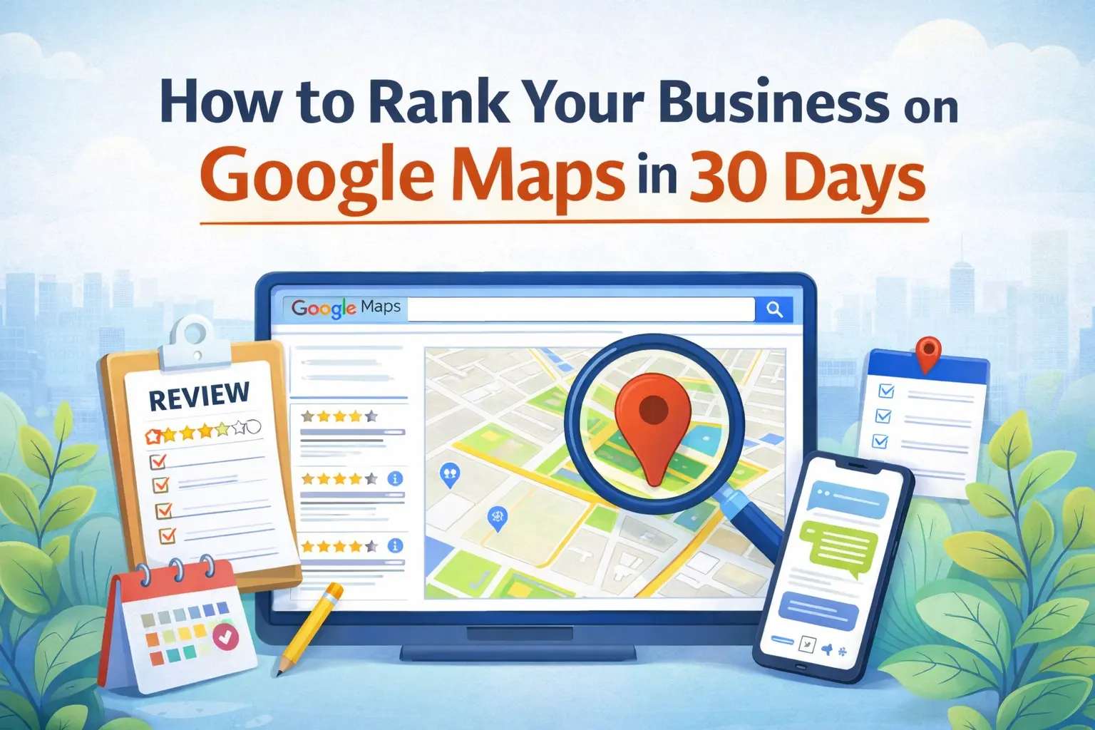 How to Rank Your Business on Google Maps in 30 Days