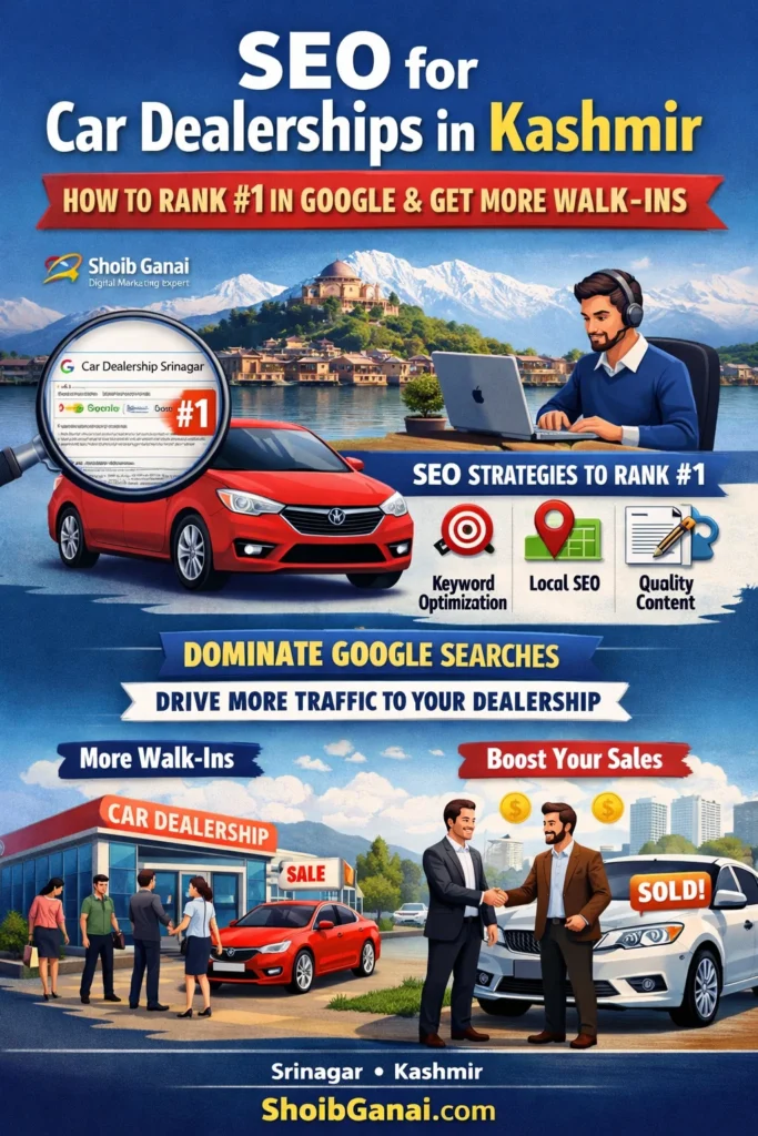 SEO for Car Dealerships in Kashmir How to Rank #1 in Google and Get More Walk-Ins