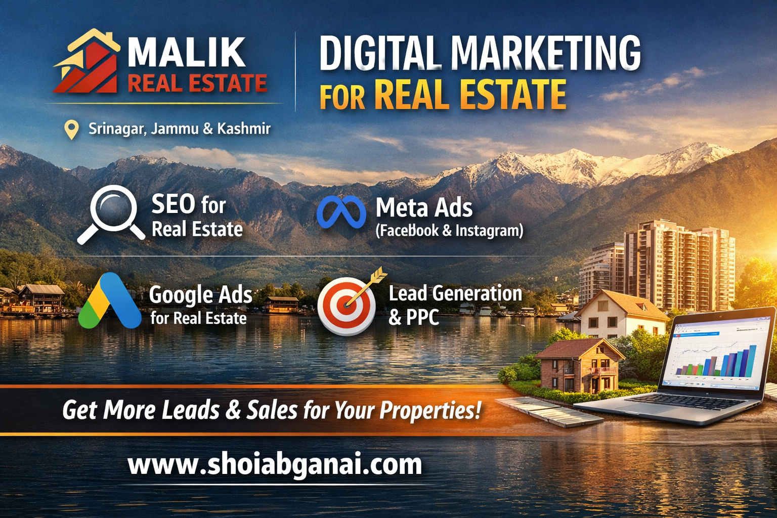 Digital Marketing for Real Estate in Srinagar
