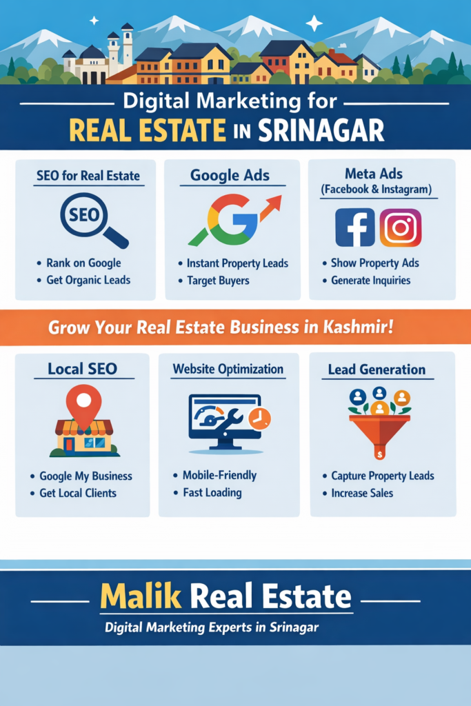 Digital Marketing for Real Estate in Srinagar