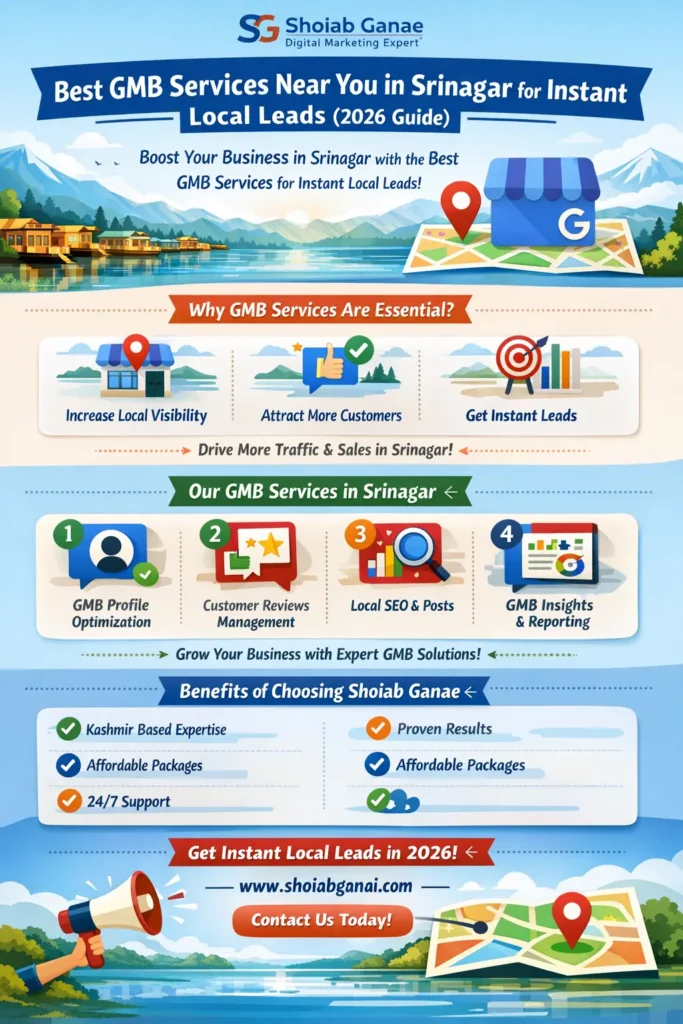 Best GMB Services Near You in Srinagar for Instant Local Leads (2026 Guide)