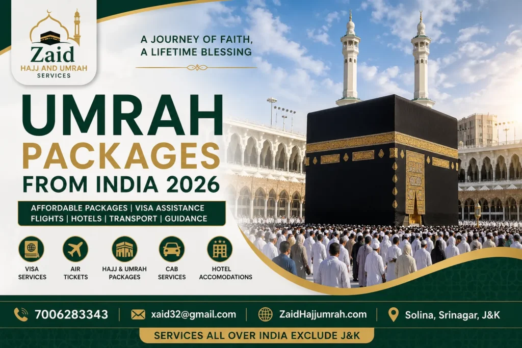 Best Umrah Packages from India 2026