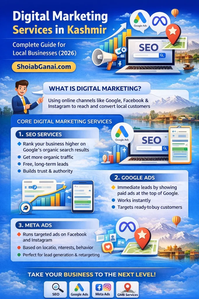 Digital Marketing Services in Kashmir: Complete Guide for Local Businesses (2026)