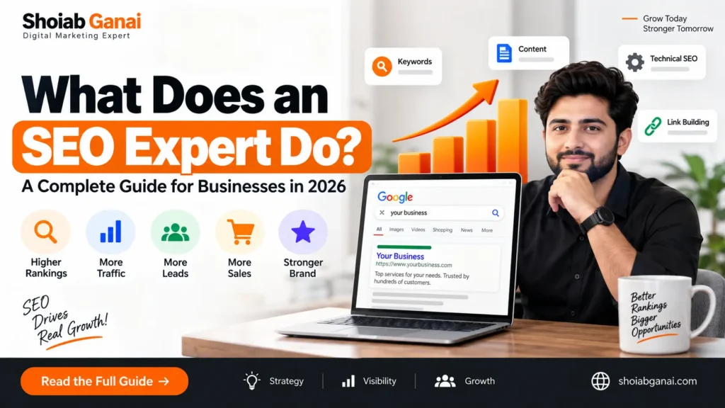 What Does an SEO Expert Do? A Complete Guide for Businesses in 2026 Featured image for What Does an SEO Expert Do